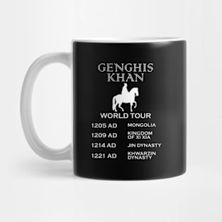 Genghis Khan Ancient World Tour History Mug